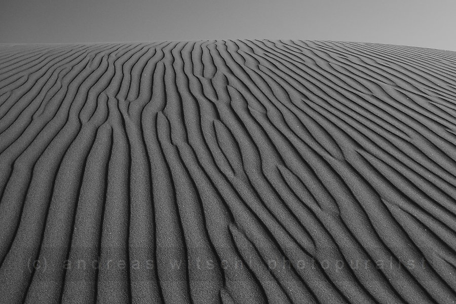 wind formations on dune